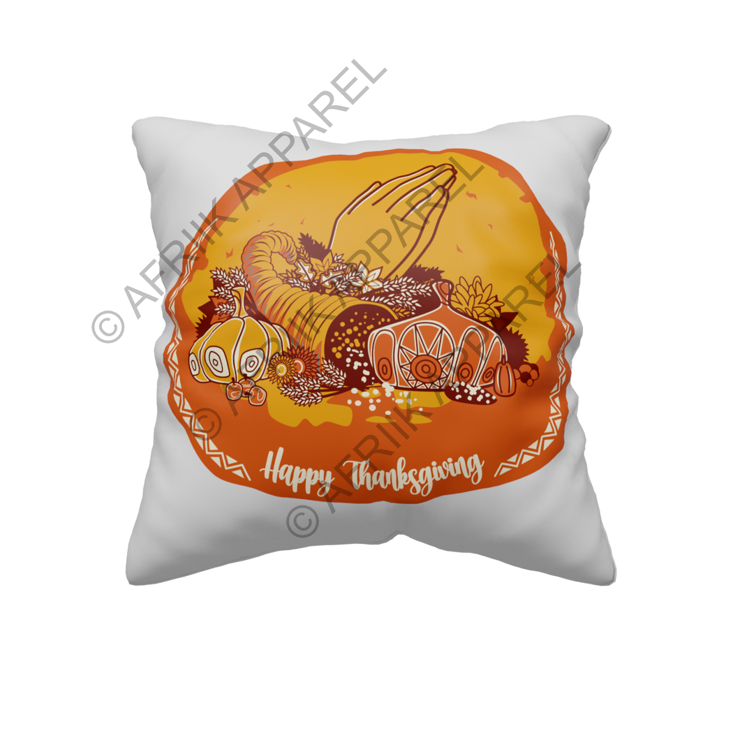 Happy Thanksgiving Throw Pillow Cover